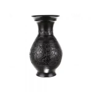 Vaza de ceramica neagra de Corund 40 cm