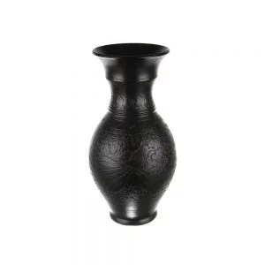 Vaza de ceramica neagra de Corund 58 cm