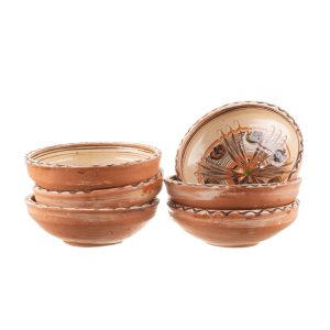 Set 6 boluri din ceramica de Horezu 13 cm