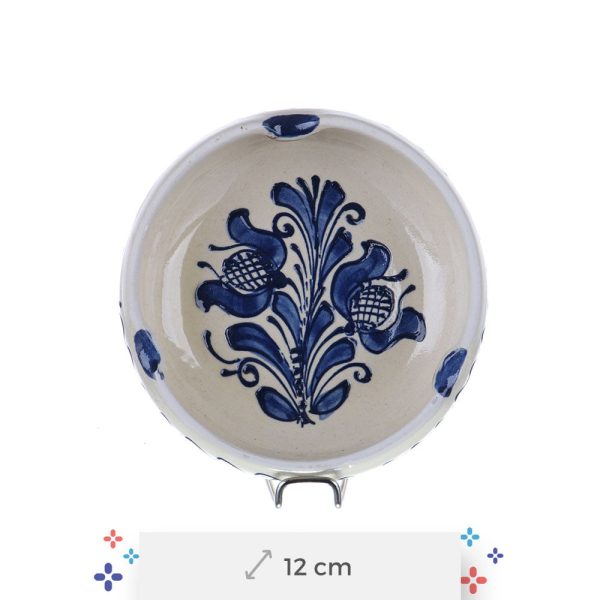 Scrumiera ceramica albastra de Corund 12 cm
