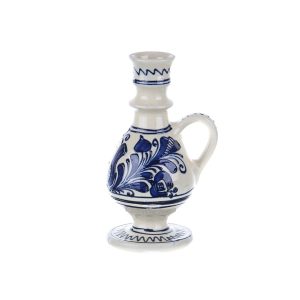 Ulcior mic ceramica albastra de Corund 200 ml Model 1
