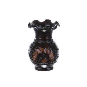 Vaza ceramica maro de Corund 9 cm