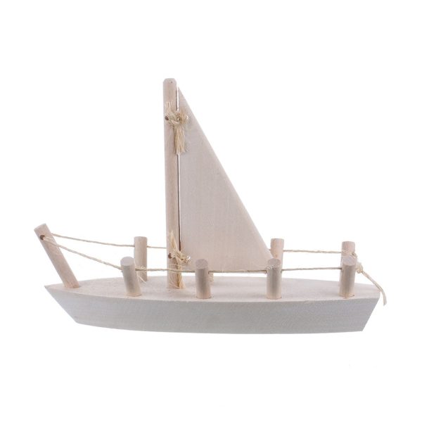 Jucarie din lemn barca cu vela mobila