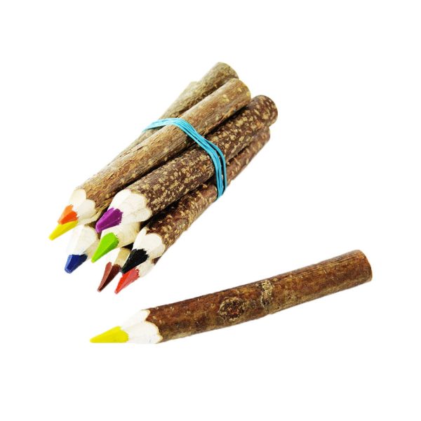 Set creioane colorate din lemn