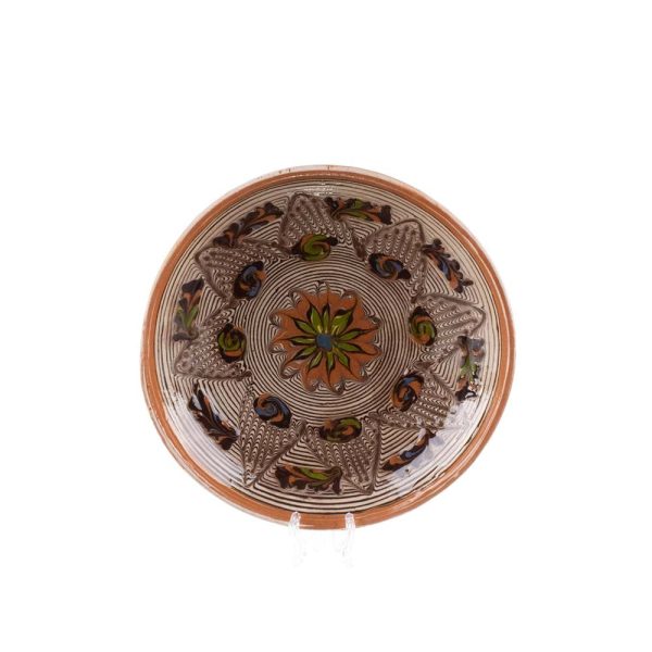 Farfurie din ceramica de Horezu 16 cm - Diverse Modele