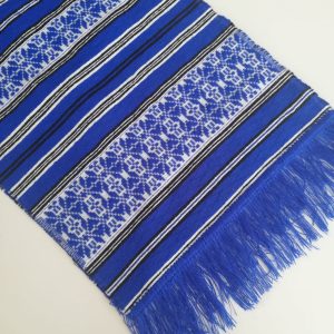 Stergar traditional albastru 36 x 140 cm