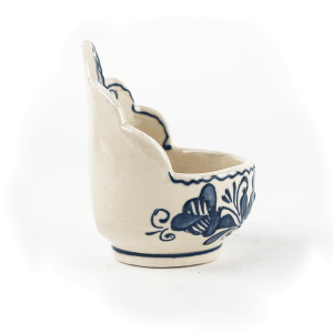 Solnita sare / piper ceramica albastra Corund