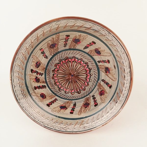 Farfurie Ceramica Horezu 31-33 cm - model unicat manunchi de spice