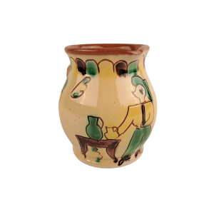 Cană din ceramică Kuty Botoșani 250 ml - model personaje