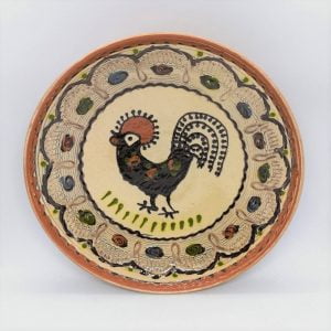 Farfurie Ceramica Horezu 26 cm - Diverse Modele Cocos