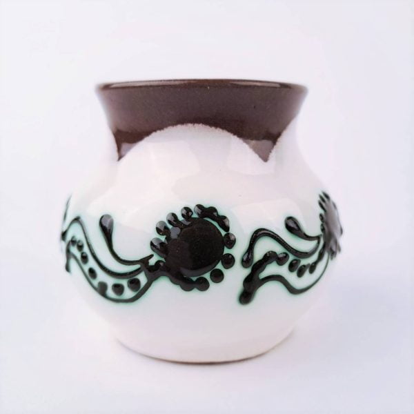 Vază ceramică Sitar Baia Mare, înălţime 7 cm, modele unicat