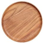 Platou rotund pentru servit din lemn, diametru 40 cm Platou rotund pentru servit din lemn, diametru 40 cm