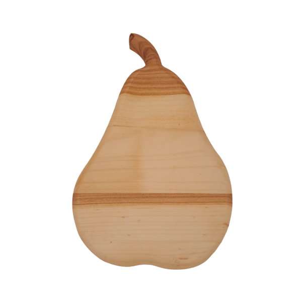 Mini platou in forma de para din lemn, dimensiuni 14 x 21 cm