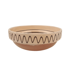 Castron ceramica Corund diametru 22 cm - model cocosi