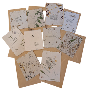 Felicitare din Hârtie Manuală Plantabilă - dimensiuni A5 Felicitare din Hârtie Manuală Plantabilă - dimensiuni A5