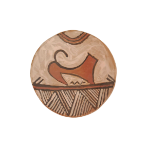 Farfurie din ceramica de Cucuteni 11-12 cm - model zoomorf 2