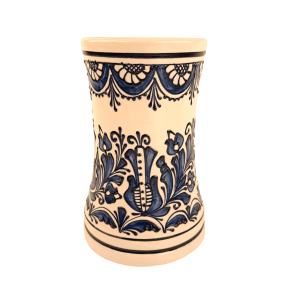 Vaza ceramica albastra de Corund