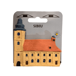 Magnet din ceramica - Turnul Sfatului Sibiu