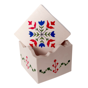 Cutie bijuterii confectionata manual din jesmonite si pictata manual - Cub Cutie bijuterii confectionata manual din jesmonite si pictata manual - Cub