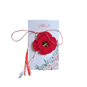 Martisor crosetat manual - brosa mac