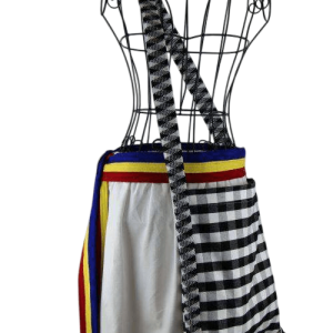 Traista model Maramureș alb cu negru 35×32 cm