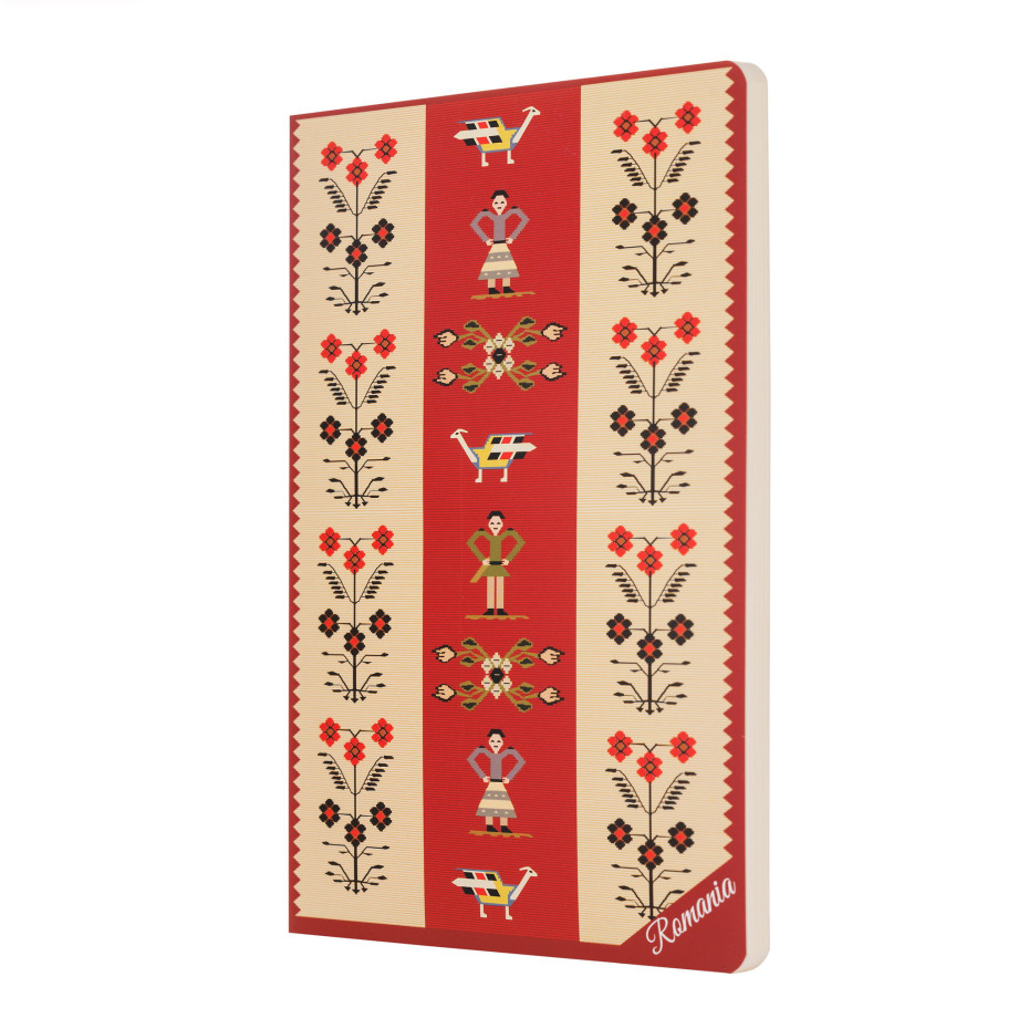 Agenda nedatata 15x21 cm, foi albe, 160 pagini - Motive Florale Agenda nedatata 15x21 cm, foi albe, 160 pagini - Motive Florale