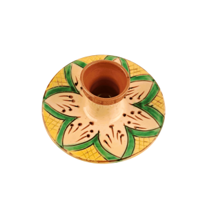 Sfesnic ceramica Kuty - diametru baza 14 cm, inaltime 6 cm Sfesnic ceramica Kuty - diametru baza 14 cm, inaltime 6 cm