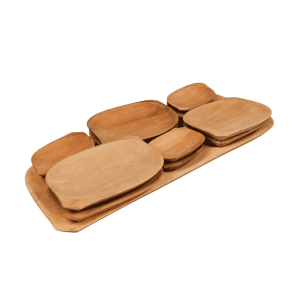 Set platouri din lemn pentru servit - 12+1 (67x35cm, 26x19cm, 16x11cm) Set platouri din lemn pentru servit - 12+1 (67x35cm, 26x19cm, 16x11cm)